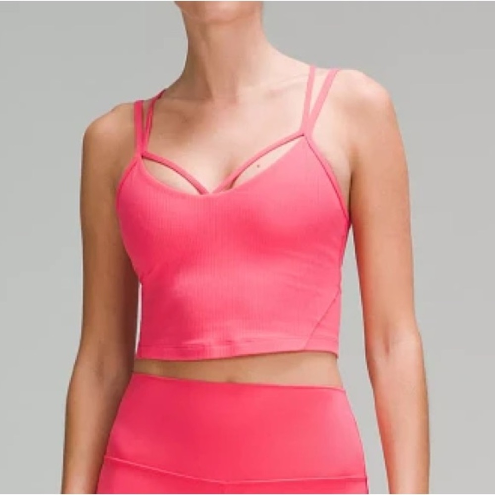 Lululemon align strappy ribbed tank in pink